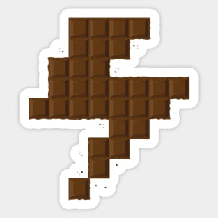 Chocolate Pixels - Power Up Sticker